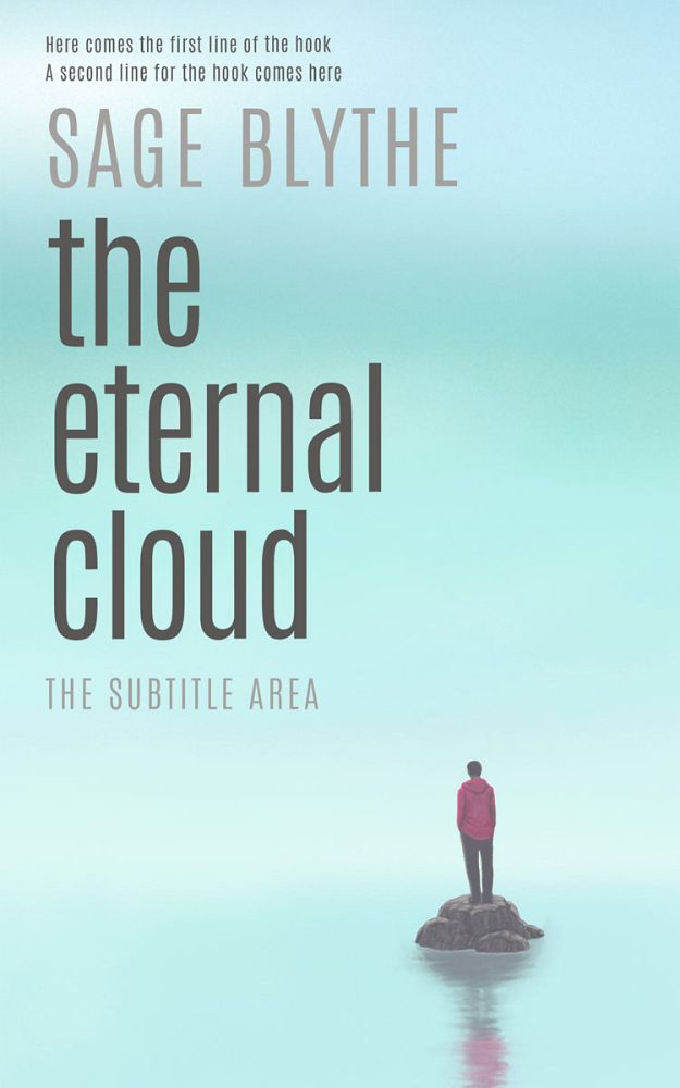 Front view of Jagged Ice #35001 - Premade Health & Mind & Body Book Cover | BookCoverZone