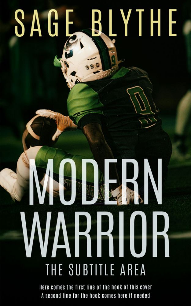 Front view of Foggy Gray #35012 - Premade Action & Adventure Book Cover | BookCoverZone