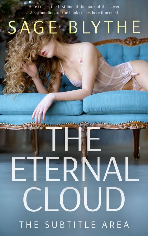 Front view of Pale Sky #35026 - Premade Erotica Book Cover | BookCoverZone