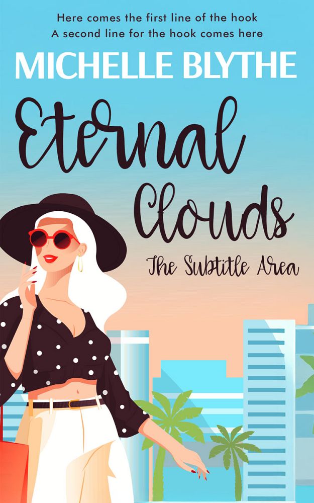 Front view of Aquamarine Blue #35053 - Premade Travel Book Cover | BookCoverZone