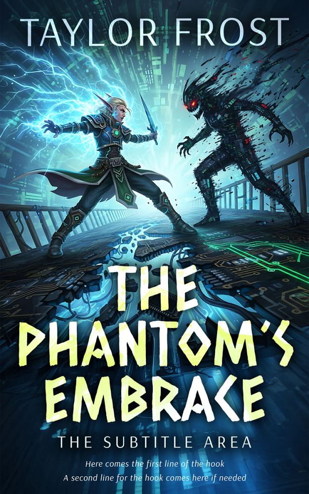 Front view of Big Stone #35092 - Premade LitRPG Book Cover | BookCoverZone