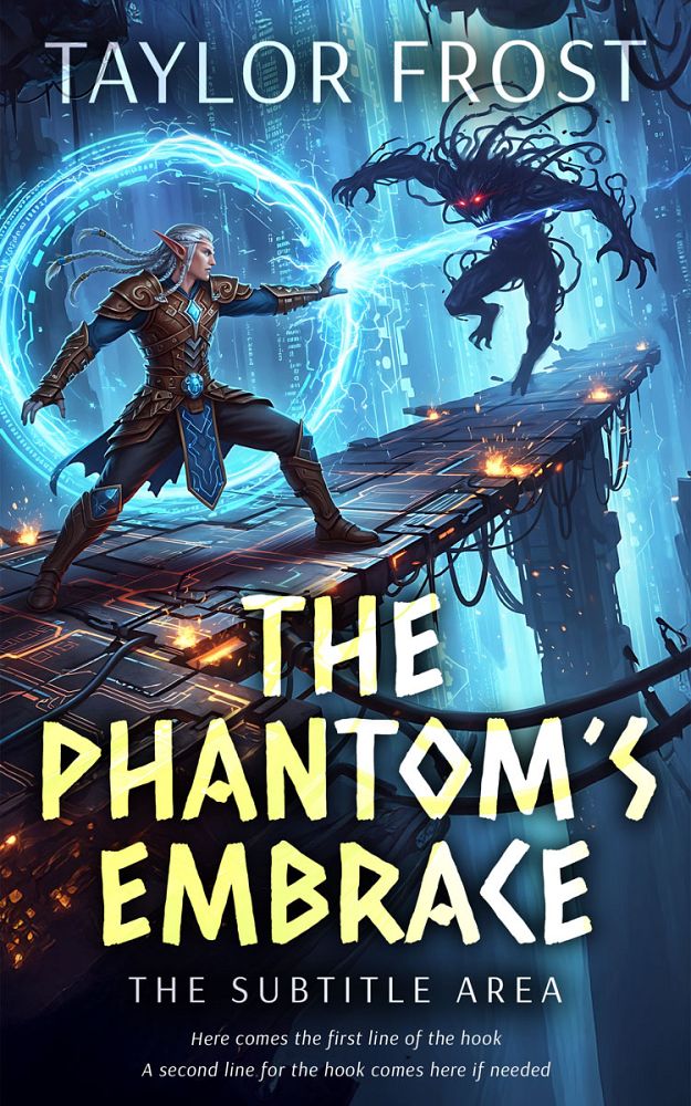 Front view of Mirage #35094 - Premade LitRPG Book Cover | BookCoverZone