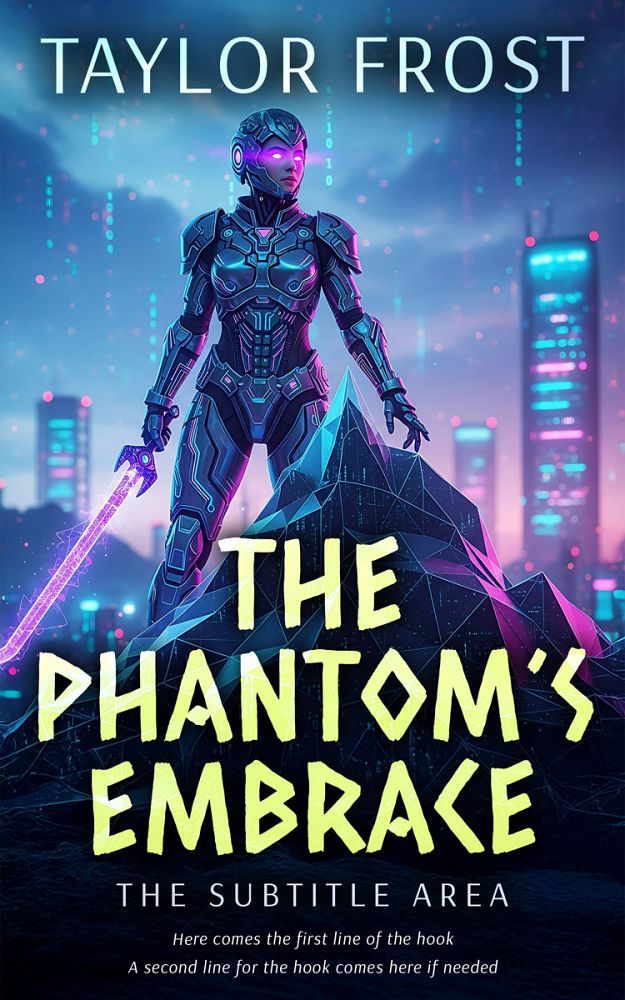 Front view of Firefly #35095 - Premade LitRPG Book Cover | BookCoverZone