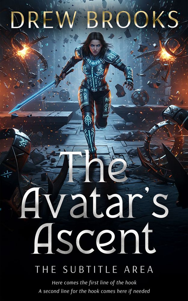 Front view of Bunker #35100 - Premade LitRPG Book Cover | BookCoverZone