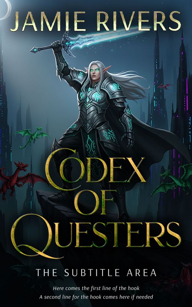 Front view of Bunker #35109 - Premade LitRPG Book Cover | BookCoverZone