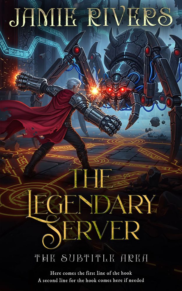 Front view of Baltic Sea #35115 - Premade LitRPG Book Cover | BookCoverZone