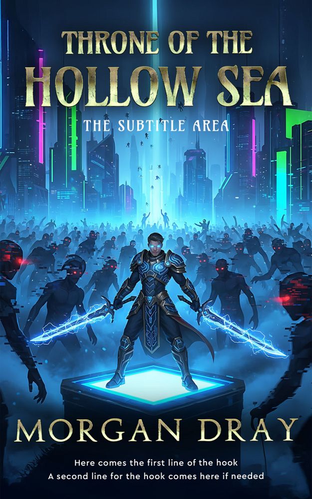 Front view of Big Stone #35130 - Premade LitRPG Book Cover | BookCoverZone