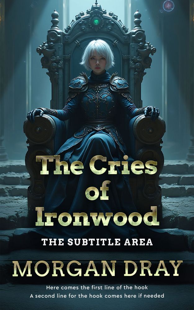 Front view of Timber Green #35135 - Premade LitRPG Book Cover | BookCoverZone