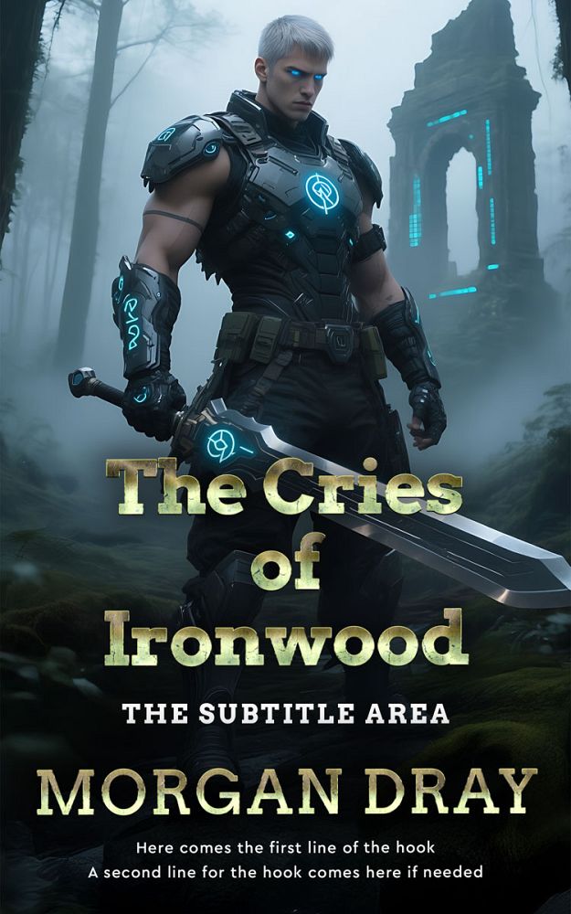 Front view of Bunker #35136 - Premade LitRPG Book Cover | BookCoverZone