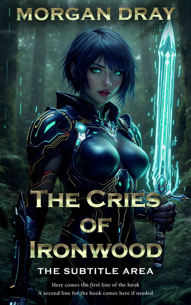 Front view of Aztec #35139 - Premade LitRPG Book Cover | BookCoverZone