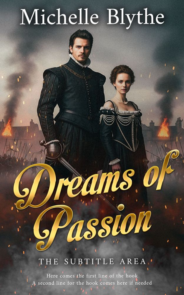 Front view of Tuatara #35154 - Premade Historical Book Cover | BookCoverZone