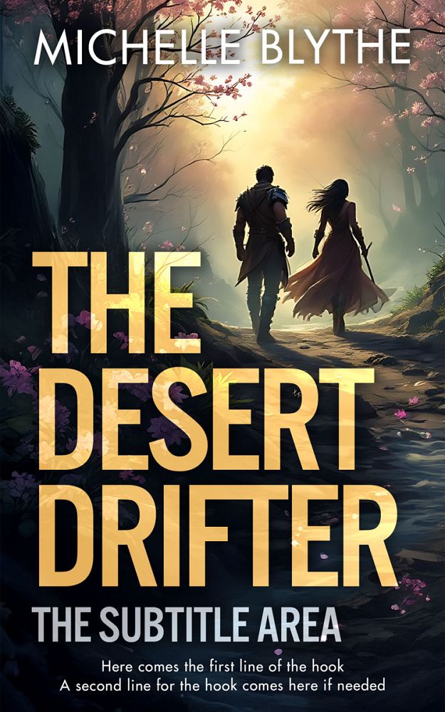 Front view of Shark #35189 - Premade Fantasy Book Cover | BookCoverZone