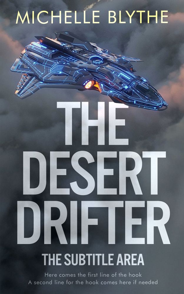 Front view of River Bed #35198 - Premade Science Fiction Book Cover | BookCoverZone