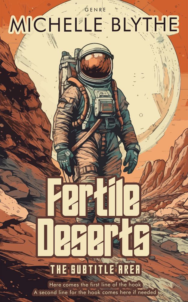 Front view of Chamois #35215 - Premade Science Fiction Book Cover | BookCoverZone