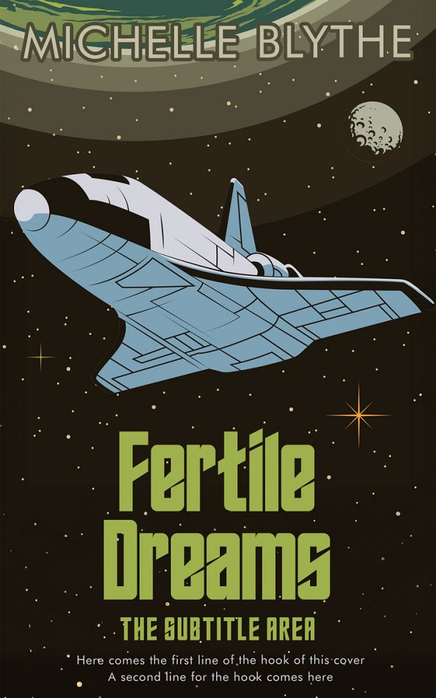 Front view of Oil #35230 - Premade Science Fiction Book Cover | BookCoverZone