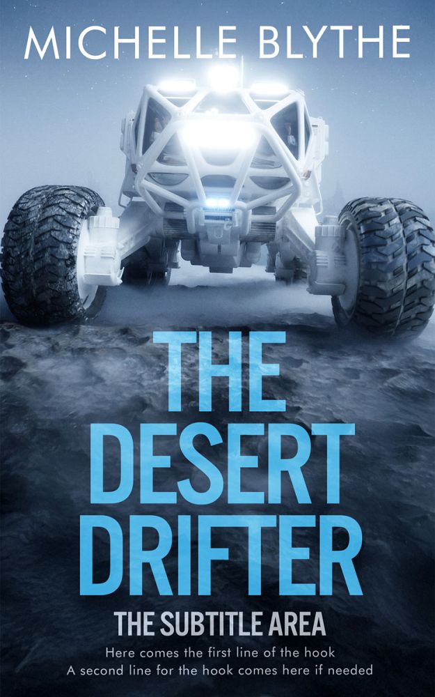 Front view of Pickled Bluewood #35233 - Premade Science Fiction Book Cover | BookCoverZone