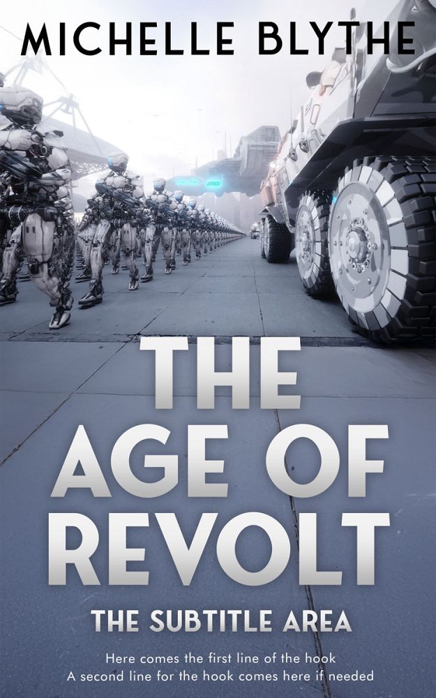 Front view of Pale Sky #35239 - Premade Apocalyptica Book Cover | BookCoverZone