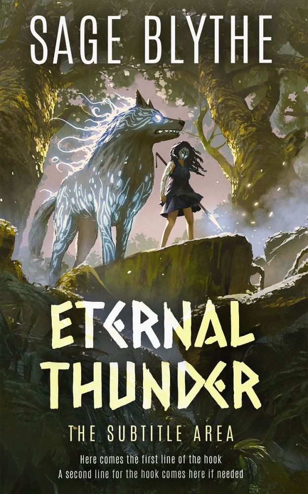 Front view of Birch #35288 - Premade Fantasy Book Cover | BookCoverZone