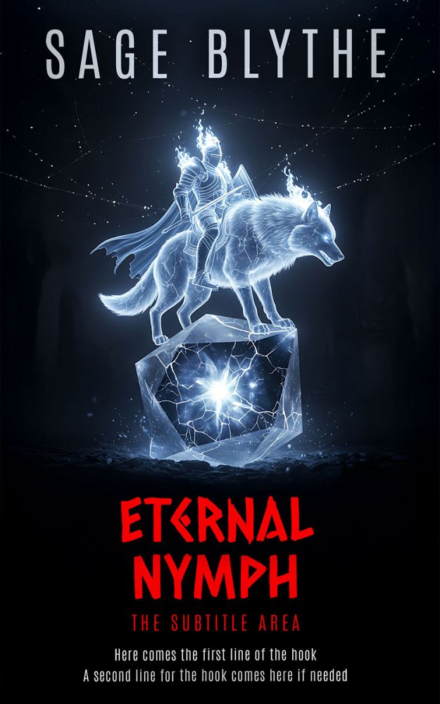 Front view of Bunker #35300 - Premade Fantasy Book Cover | BookCoverZone