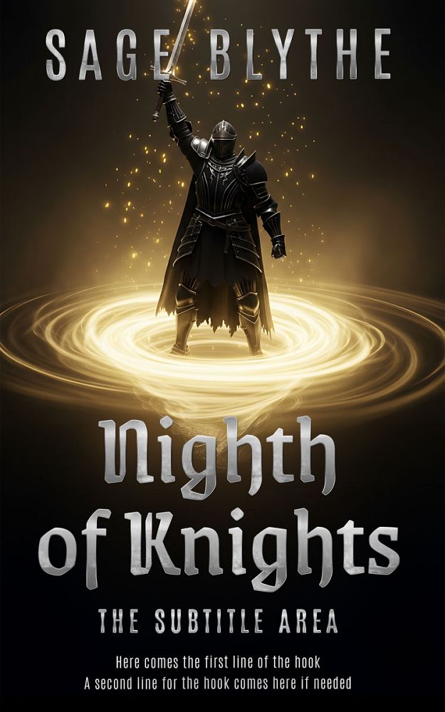 Front view of Rodeo Dust #35307 - Premade Fantasy Book Cover | BookCoverZone