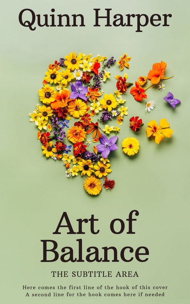 Front view of Coriander #35366 - Premade Science & Nature Book Cover | BookCoverZone