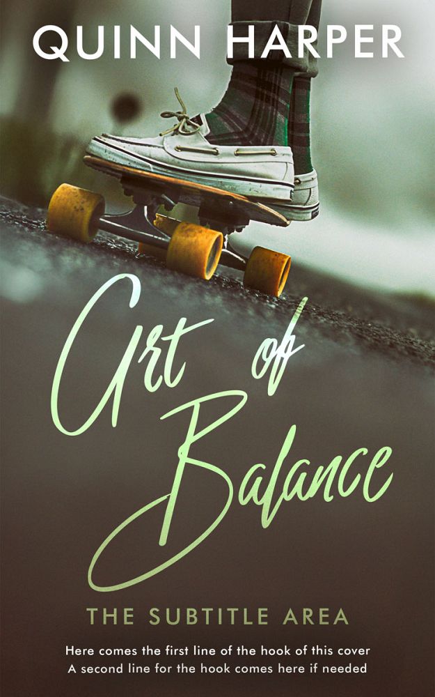 Front view of Taupe #35405 - Premade Teen & Young Adult Book Cover | BookCoverZone