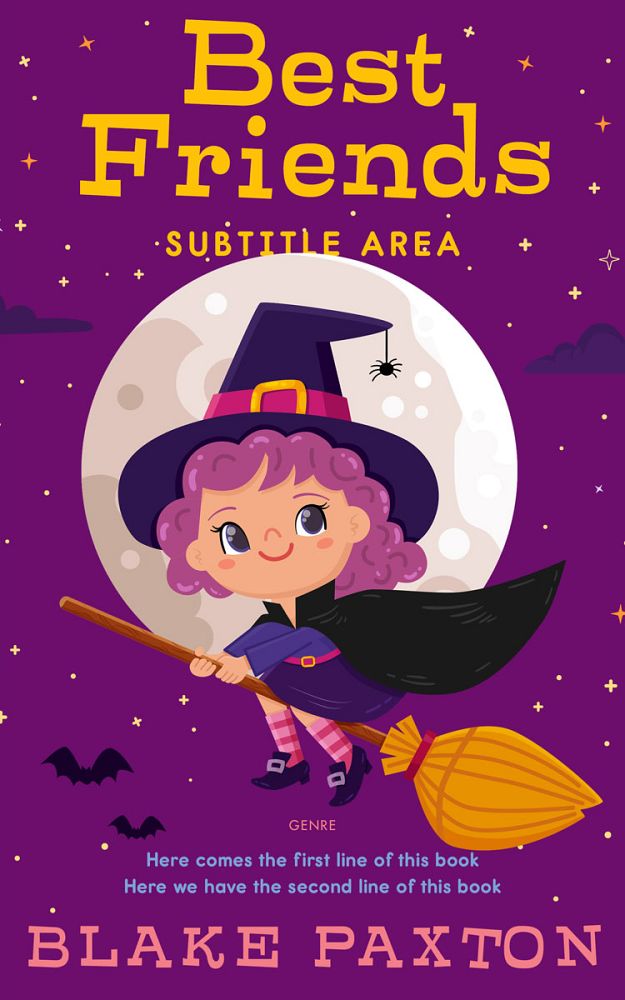 Front view of Disco #50085 - Premade Children Book Cover | BookCoverZone