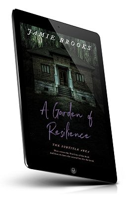 book cover on a tablet view