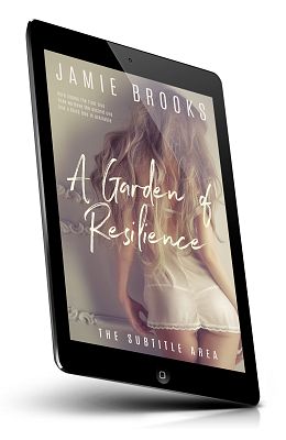 book cover on a tablet view