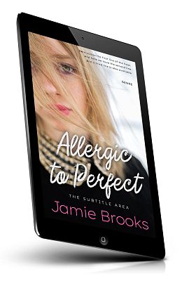 book cover on a tablet view