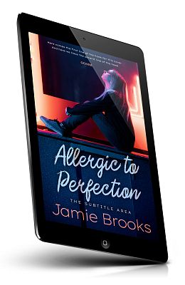 book cover on a tablet view