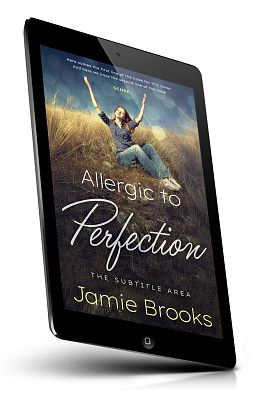 book cover on a tablet view