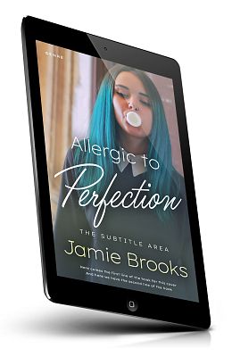 book cover on a tablet view