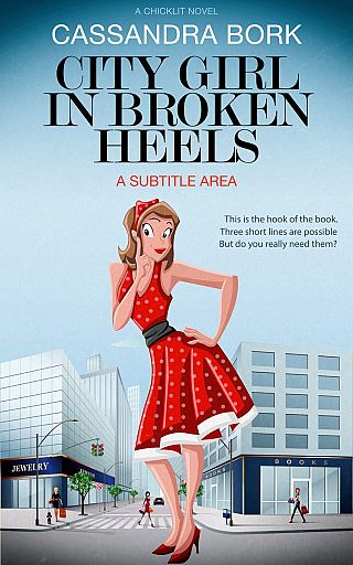 3D mockup of Botticelli #0155 - Premade Chick Lit Book Cover | BookCoverZone