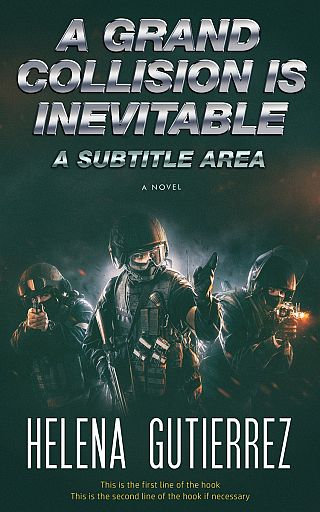 3D mockup of Te Papa Green #0325 - Premade Action & Adventure Book Cover | BookCoverZone