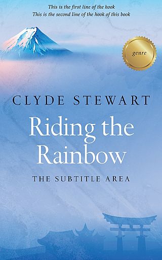 3D mockup of Chetwode Blue #0752 - Premade Travel Book Cover | BookCoverZone