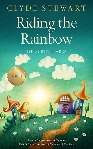3D mockup of Winter Hazel #0760 - Premade Children Book Cover | BookCoverZone