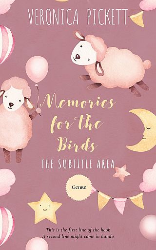 3D mockup of Brandy Rose #1140 - Premade Children Book Cover | BookCoverZone