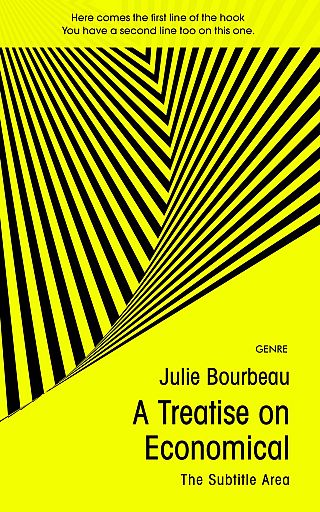 3D mockup of Yellow #1392 - Premade Abstract Book Cover | BookCoverZone