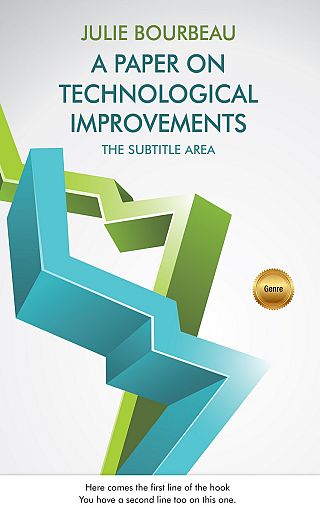 3D mockup of Wedgewood #1401 - Premade Abstract Book Cover | BookCoverZone