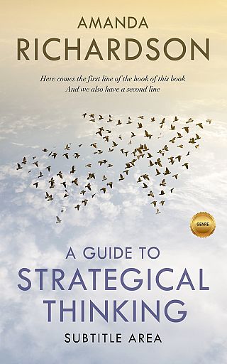 3D mockup of Westar #1827 - Premade Business Book Cover | BookCoverZone