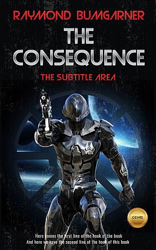 3D mockup of Bunker #2105 - Premade Science Fiction Book Cover | BookCoverZone