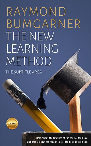 3D mockup of East Bay #2130 - Premade Education Book Cover | BookCoverZone