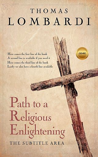 3D mockup of Hampton #2204 - Premade Religion & Spirituality Book Cover | BookCoverZone
