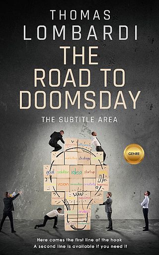 3D mockup of Mine Shaft #2219 - Premade Business Book Cover | BookCoverZone