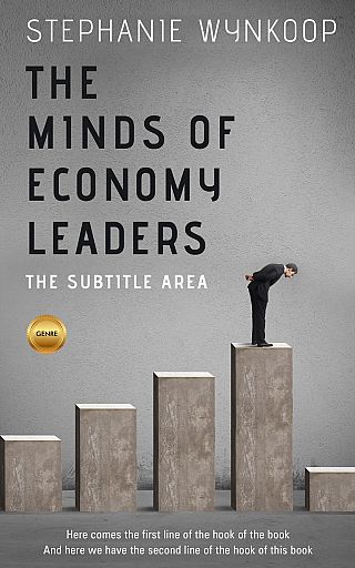 3D mockup of Natural Gray #2339 - Premade Business Book Cover | BookCoverZone