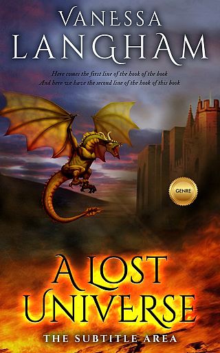 3D mockup of Woody Brown #2350 - Premade Fantasy Book Cover | BookCoverZone
