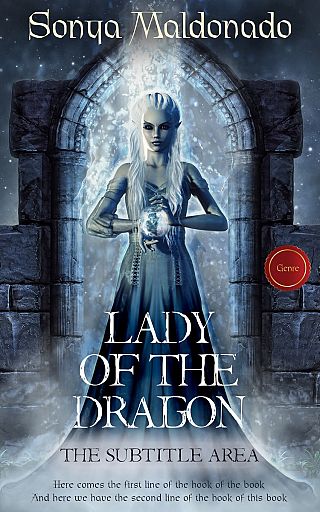 3D mockup of Ebony Clay #2497 - Premade Fantasy Book Cover | BookCoverZone