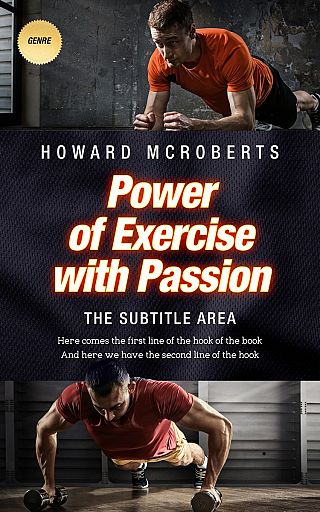 3D mockup of Thunder #2766 - Premade Sports & Fitness Book Cover | BookCoverZone