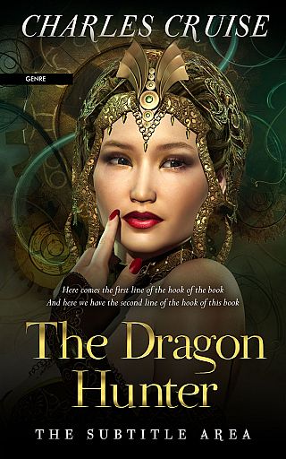 3D mockup of Rangoon Green #2862 - Premade Fantasy Book Cover | BookCoverZone